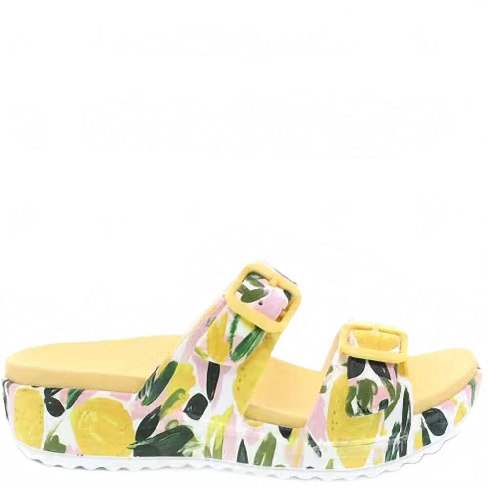 NEW DANSKO women's kandi casual sandals in lemons